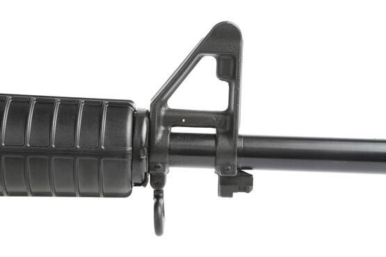 Smith and Wesson M&P15 rifle features a fixed front sight gas block